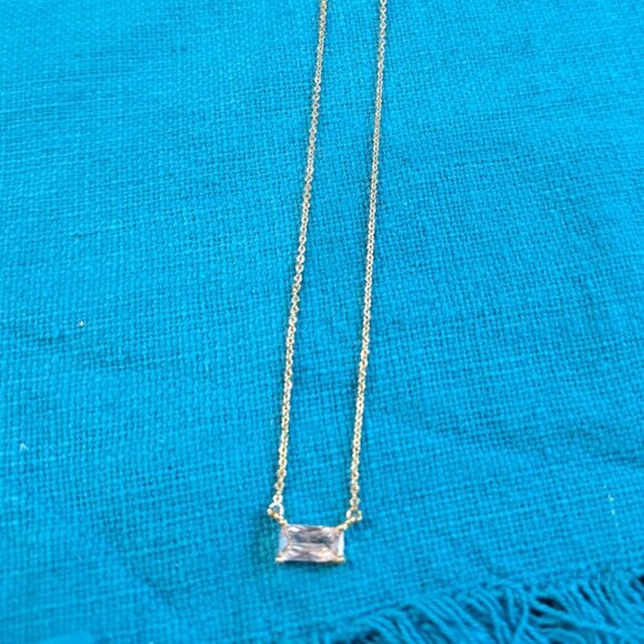 Neiman Marcus 18k Diamond Pendant Gold Necklace - Picture 4 of 8